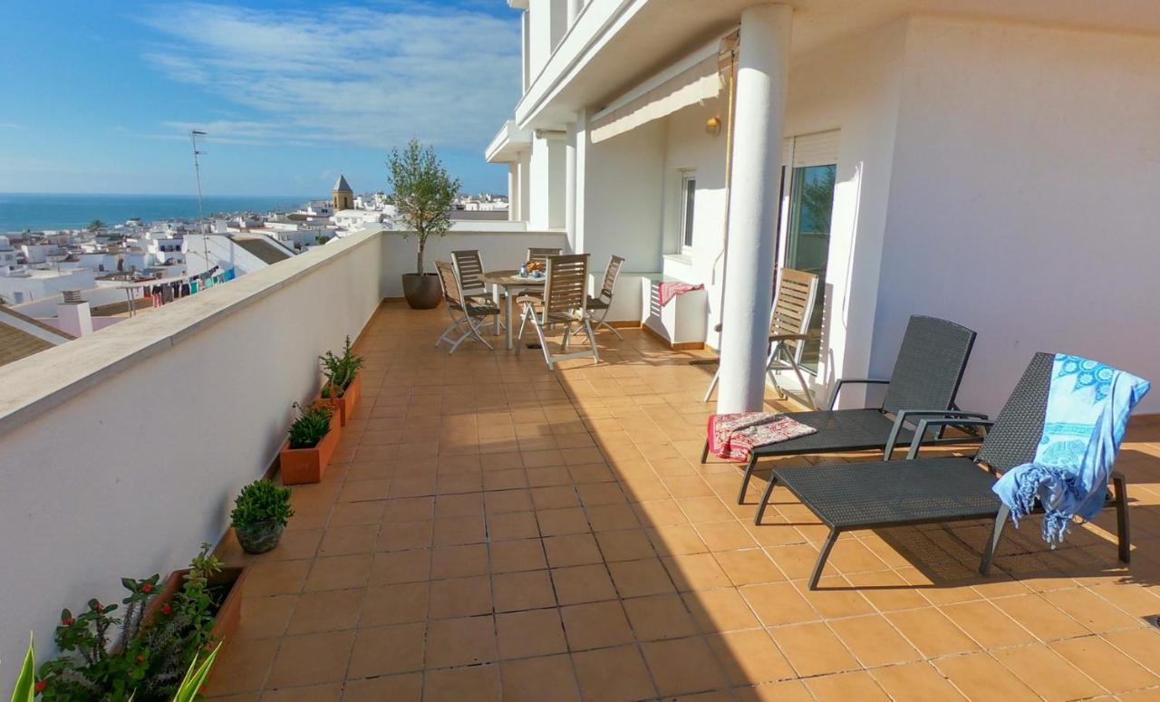Terraza Trafalgar Apartamento Tipo Penthouse Con Enorme Terraza Y Vistas Al Mar Кониль-де-ла-Фронтера Экстерьер фото